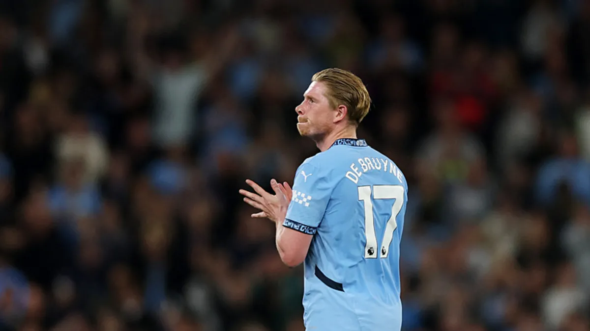 Manchester City'de Kevin De Bruyne'ye duygusal veda!
