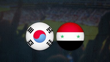 Güney Kore - Suriye maçı ne zaman, saat kaçta ve hangi kanalda canlı yayınlanacak? | Dünya Kupası Elemeleri