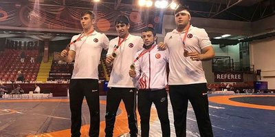 Türkiye, Avrupa Yıldızlar Güreş Şampiyonası'nda serbest stilde 3. oldu