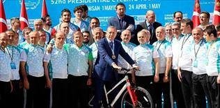 Cumhurbaşkanı Erdoğan’dan Pro Tour desteği