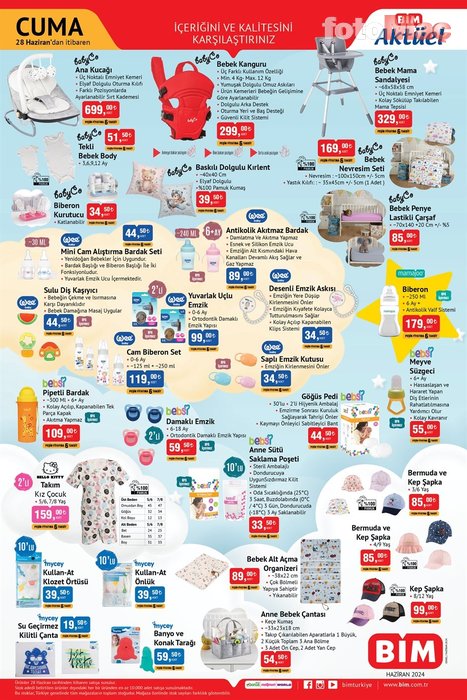 BİM AKTÜEL KATALOG 28 HAZİRAN | Bu Cuma Bim'de hangi ürünler indirimde?