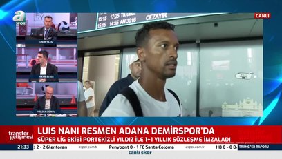 >Luis Nani Adana Demirspor'da