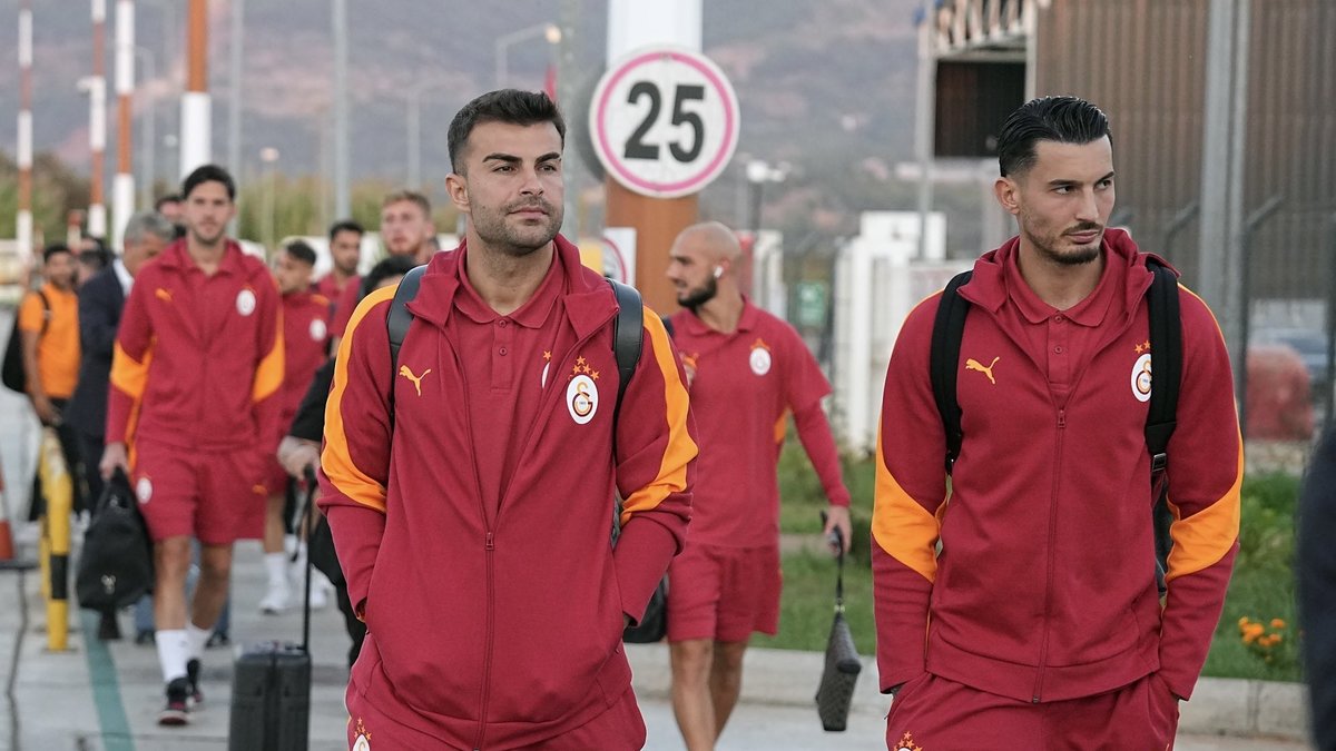 Galatasaray kafilesi Alanya'da