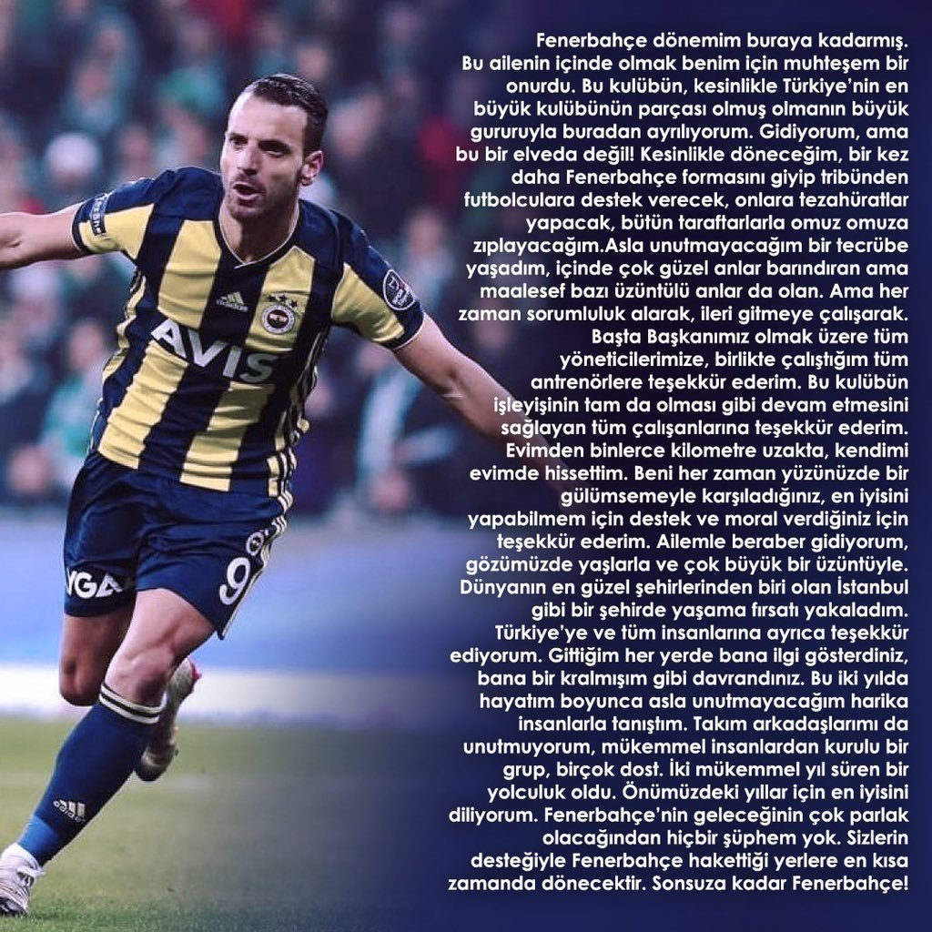 Soldado Fenerbahce Ye Veda Etti Son Dakika Fenerbahce Haberleri Fotomac