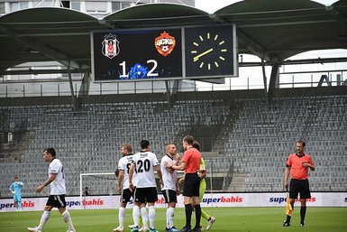 Beşiktaş - CSKA Moskova maçından görüntüler