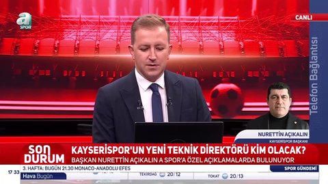 Kayserispor'da rota yabancı çalıştırıcı!