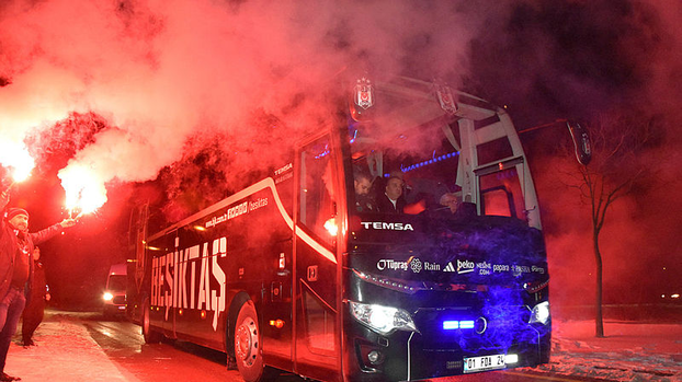 Beşiktaş kafilesi Sivas'ta!