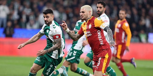 Galatasaray, Konya'dan eli boş döndü: 2-0!
