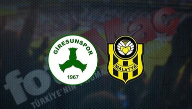 Giresunspor-Yeni Malatyaspor maçı CANLI