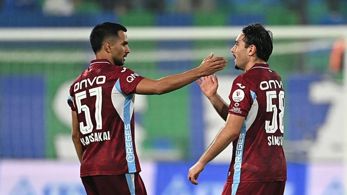 Trabzonspor, Rizespor'u 7 gollü maçta devirdi