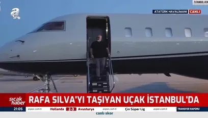 >Rafa Silva İstanbul'da! İşte o görüntüler
