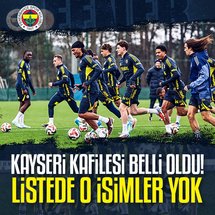 Fenerbahçe'nin kamp kadrosu açıklandı!