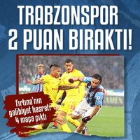 Trabzonspor evinde Göztepe'ye 2 puan bıraktı!