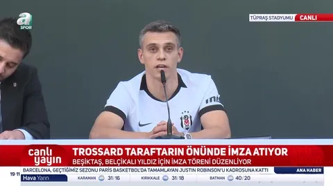 Trossard, Dolmabahçe'de imzaladı!