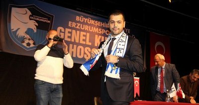 B.B. Erzurumspor’un yeni başkanı Hüseyin Üneş oldu