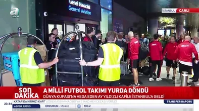 A Milli Takımımız İstanbul'a döndü! İşte ilk görüntüler