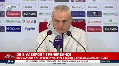 Rıza Çalımbay: Maçtan galibiyetle ayrılabilirdik