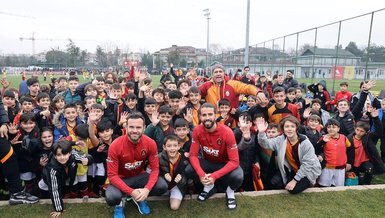 Galatasaraylı Gomis Mata ve Oliveira "Biz Beraberiz" futbol turnuvasına destek