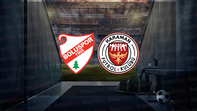 BOLUSPOR - KARAMAN FK MAÇI CANLI İZLE 🏆 | Boluspor - Karaman FK maçı ne zaman? Hangi kanalda?