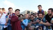 Taraftarla buluştu