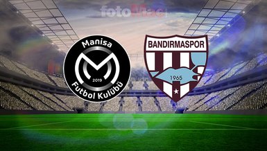 Manisa FK-Bandırmaspor maç bilgileri: Saat kaçta ve hangi kanalda?