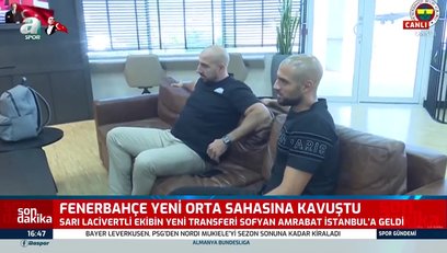 >Amrabat İstanbul'a geldi!