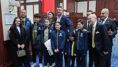 Fenerbahçe'de bayramlaşma töreni yapıldı