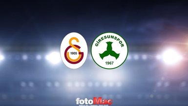Galatasaray Giresunspor maçı canlı | Galatasaray maçı canlı izle | GS maçı canlı yayın