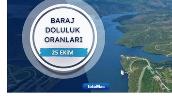 Baraj doluluk oranları 25 Ekim | Sağanak yağışın ardından barajlarda son durum ne?