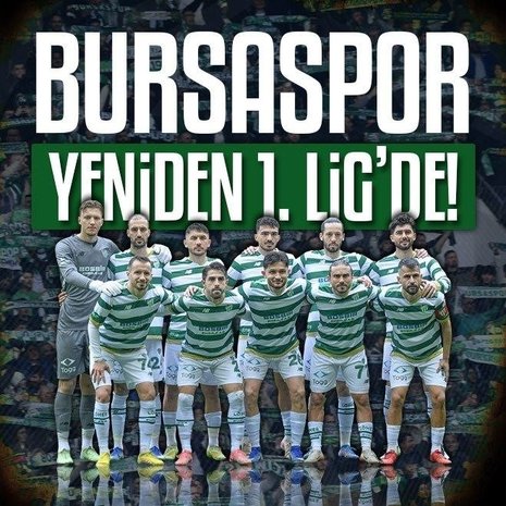 Nesine 2. Lig Kırmızı Grup’ta şampiyon Bursaspor!