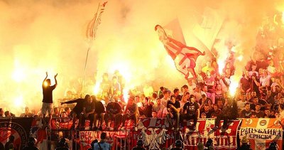 Partizan ateşli seyircisiyle dikkat çekiyor!