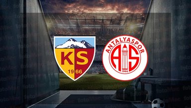 Kayserispor - Antalyaspor maçı ne zaman, saat kaçta ve hangi kanalda canlı yayınlanacak? | Süper Lig