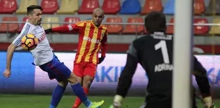 Bir penaltı tartışması da Kayseri’de