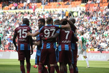 Konyaspor - Trabzonspor maçından kareler...