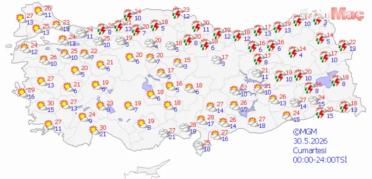 Hafta sonu hava nasıl olacak? Vilayet il hava durumu kestirimi 4 hafta sonu hava nasil olacak il il hava durumu tahmini 1780082885692