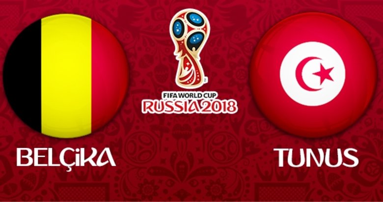 2018 Dünya Kupası G Grubu maçında Belçika - Tunus karşılaşıyor l CANLI