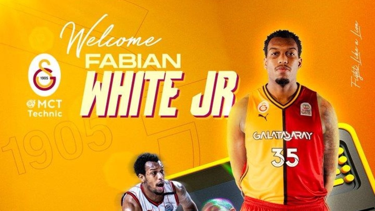 Galatasaray MCT Technic Fabian White'ı transfer etti! Galatasaray MCT Technic Fabian White'ı transfer etti!