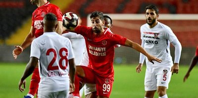 Gazişehir Gaziantep, sahasında Ümraniyespor ile 0-0 berabere kaldı