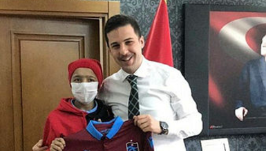 Trabzonspor'dan lösemi tedavisi gören gence sürpriz
