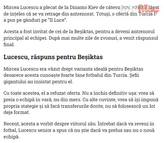 Mircea Lucescu'dan Beşiktaş'a flaş yanıt!