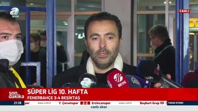 Fenerbahçe Beşiktaş maçının ardından Emre Kocadağ açıklamalarda bulundu