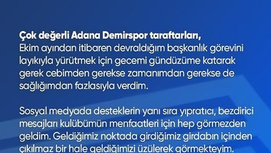 Bedirhan Durak istifa etti