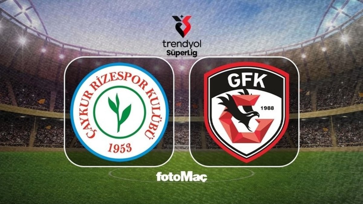 Çaykur Rizespor-Gaziantep FK maçı CANLI