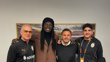 Bafetimbi Gomis, Okan Buruk'u ziyaret etti