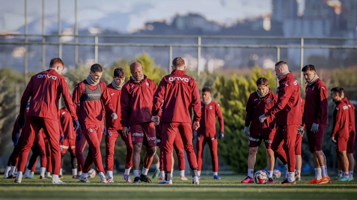 Trabzonspor'da Galatasaray maçı hazırlıkları sürdü
