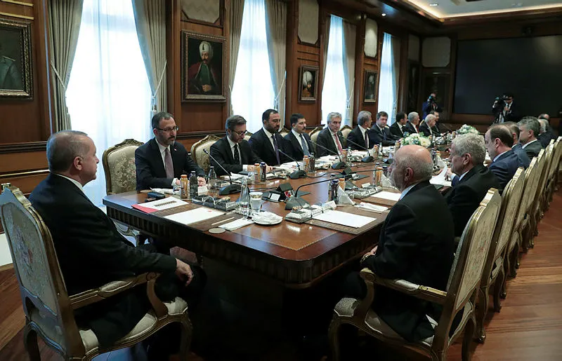 Başkan Erdoğan TFF Yönetim Kurulu'nu kabul etti - 1
