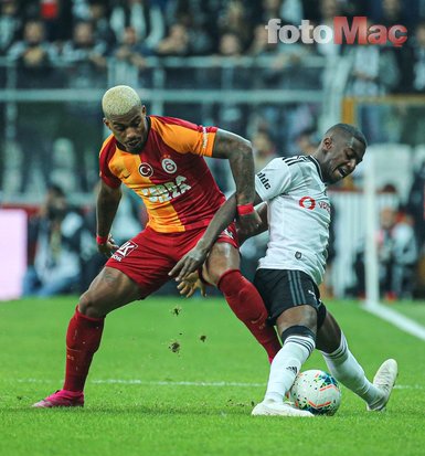 Beşiktaş-Galatasaray mücadelesinden kareler