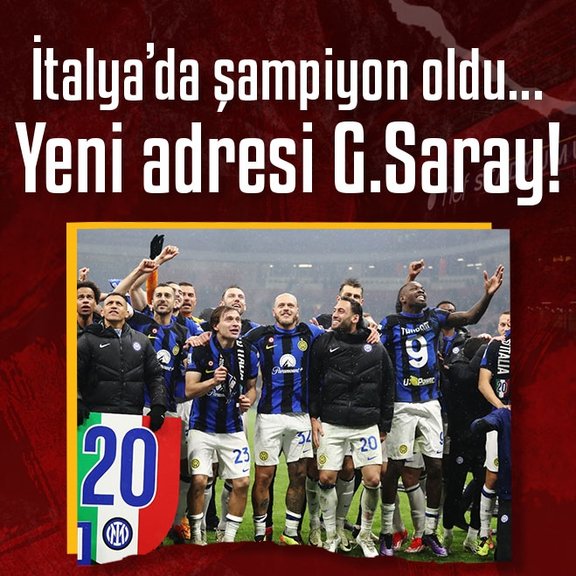 TRANSFER HABERİ - Serie A şampiyonu oldu! Inter’in yıldızı Galatasaray’a geliyor