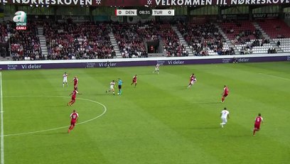 >Danimarka 0-1 Türkiye | GOL