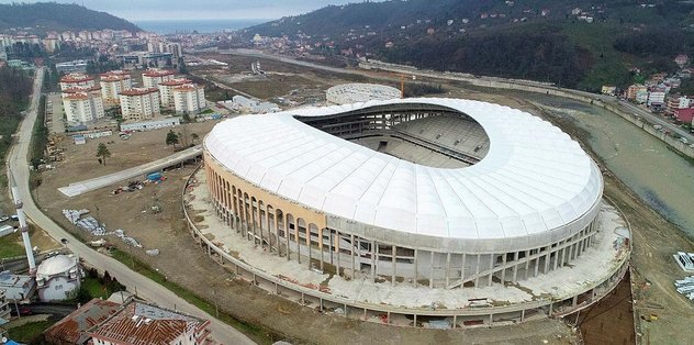 Çotanak Stadı’nın yüzde 76’sı bitti